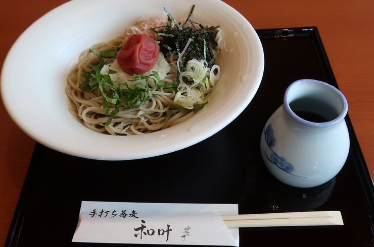 夏野菜たっぷりぶっかけ蕎麦
