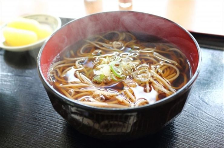 暖かい蕎麦